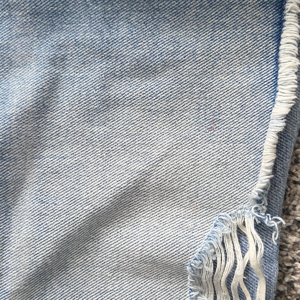 Time and Tru Blue Distressed Jean Shorts - Picture 4 of 4